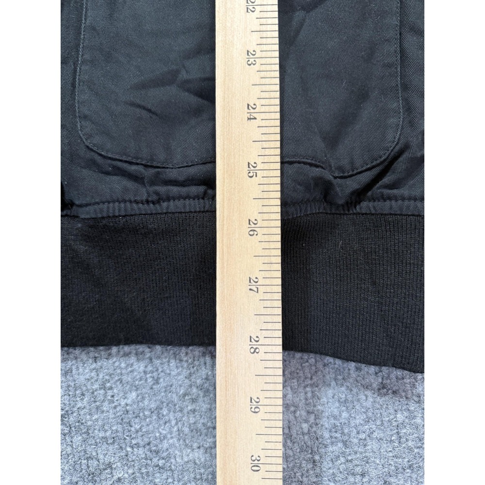 Cockpit USA A-2 Jacket Mens 2XL Black Bomber Leather Collar Patriotic Lining - Picture 4 of 12